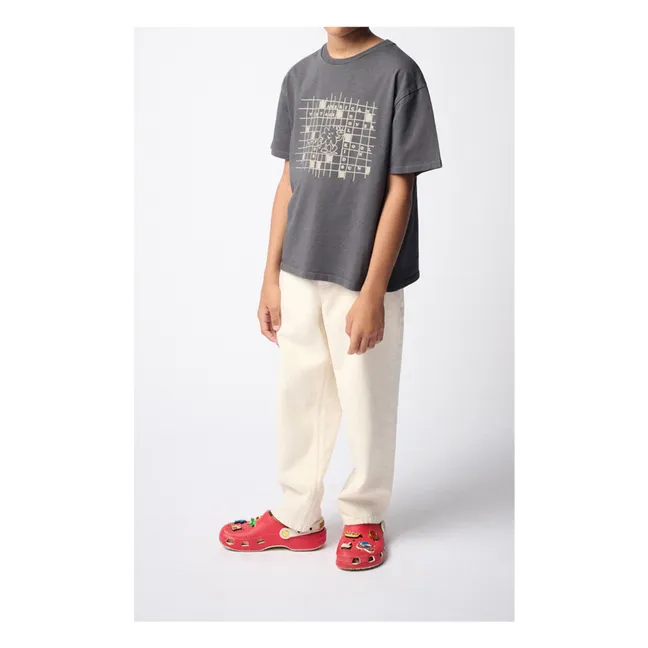 T-Shirt Fizvalley Mots Fléchés | Gris anthracite
