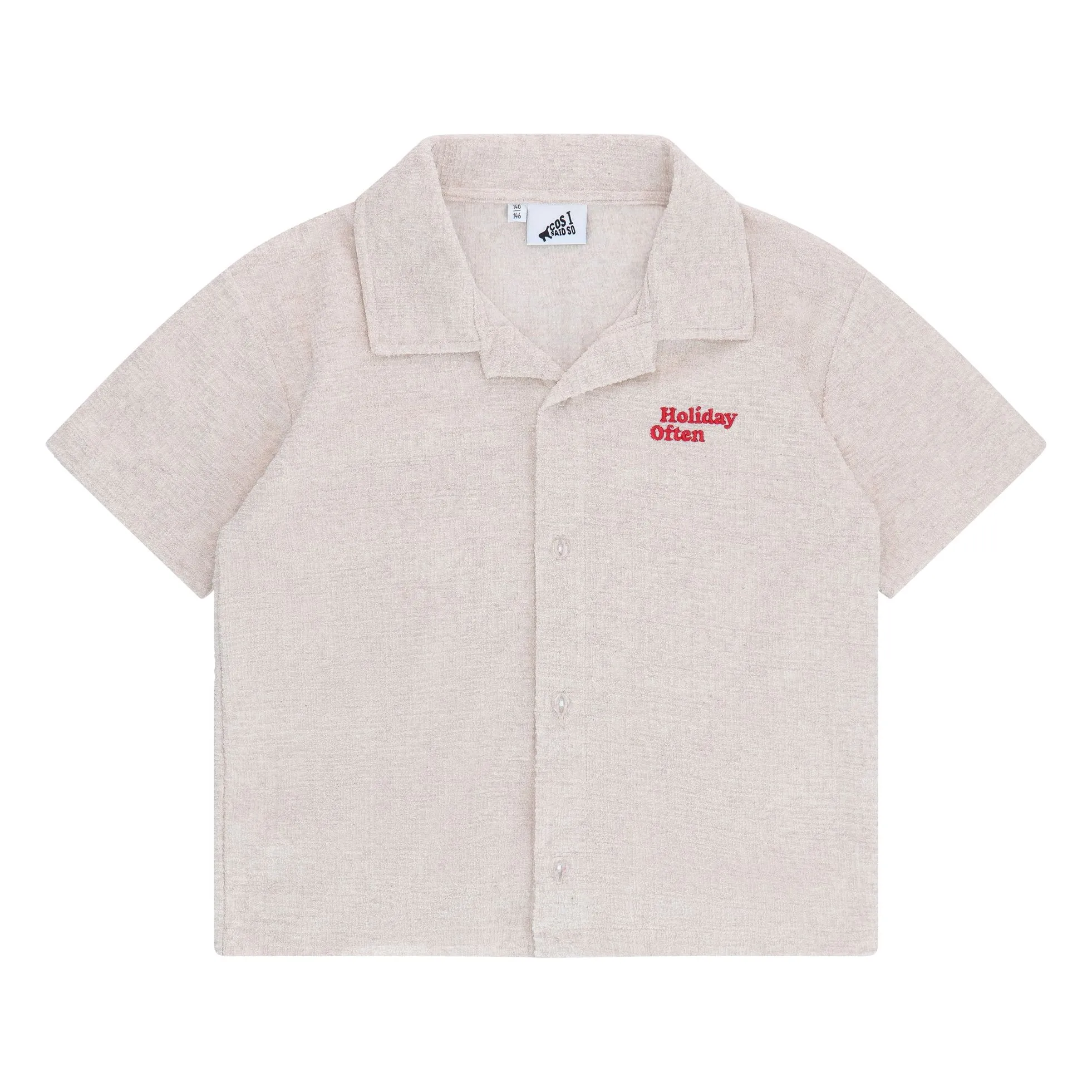 Cos I Said So Ecru Holiday Often Eponge Shirt