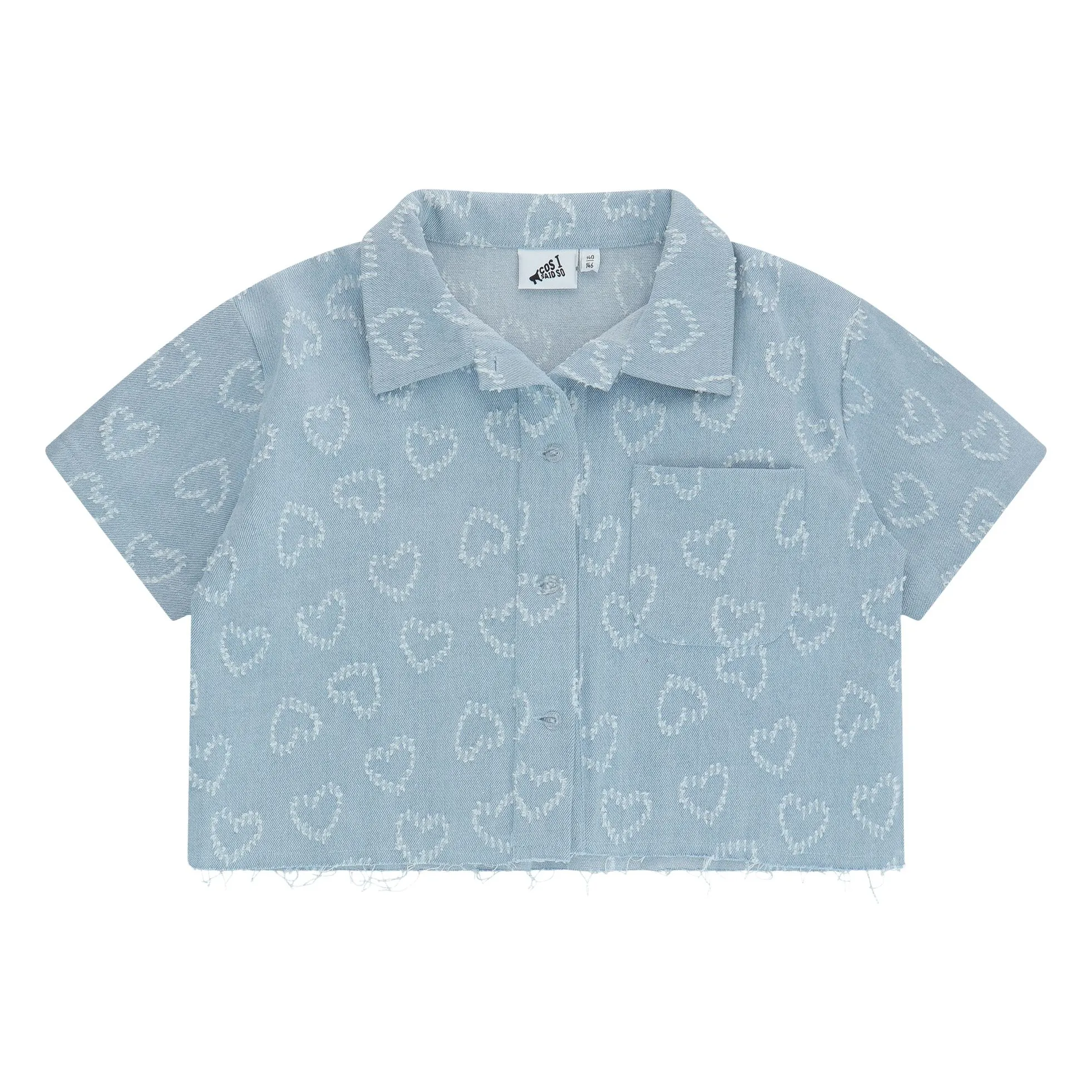 Cos I Said So Blue Hearts Shirt