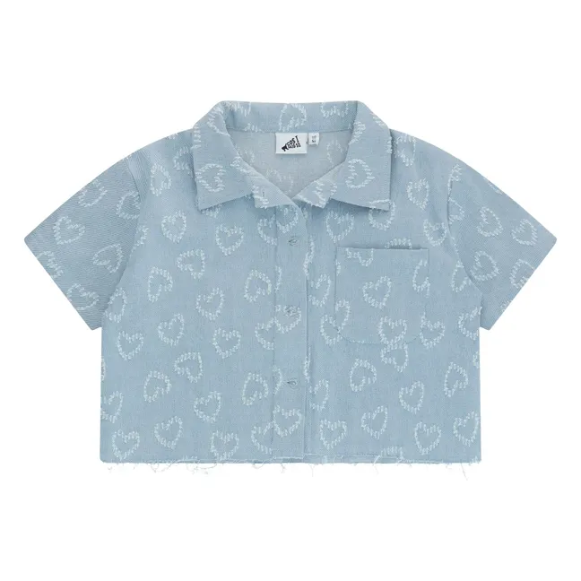 Camicia a cuore | Blu