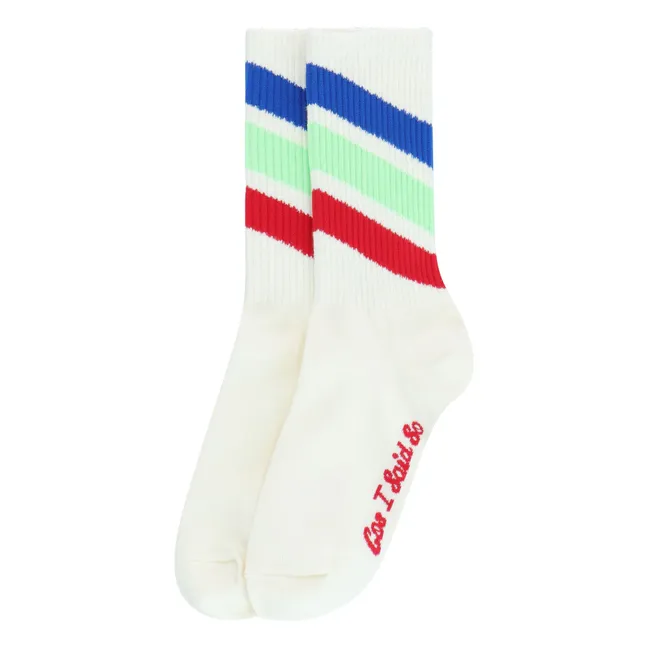 Retro sock | White