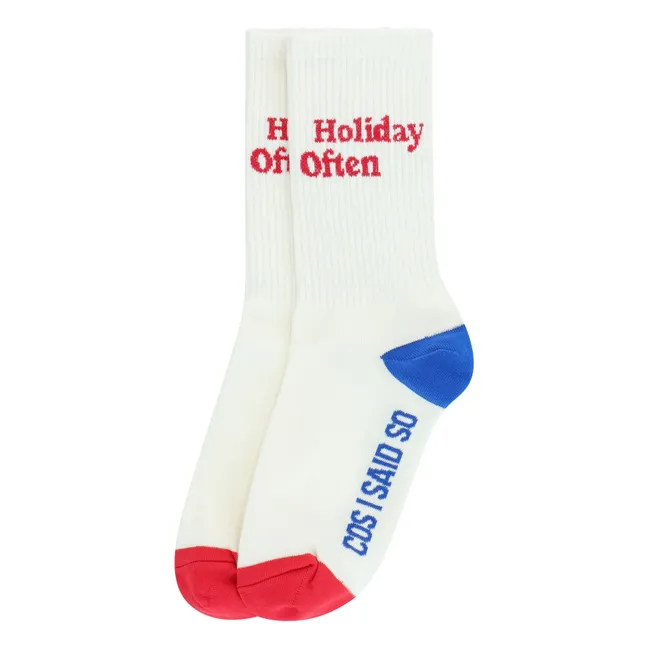 Socken Vacance | Weiß
