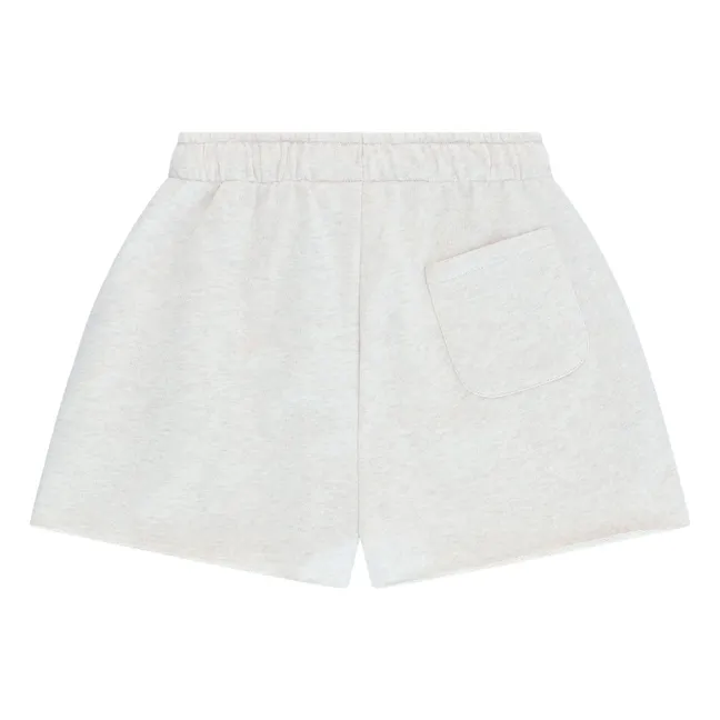 Short Logo Coton Bio | Ecru