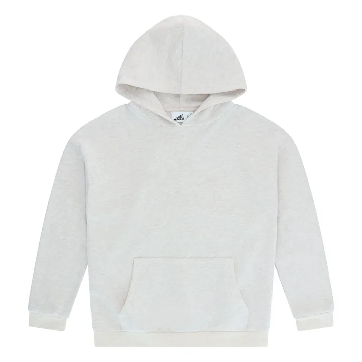Sudadera con logotipo de algodón orgánico | Crudo- Imagen del producto n°1