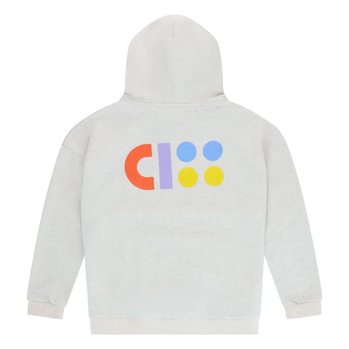 Sudadera con logotipo de algodón orgánico | Crudo- Imagen del producto n°0