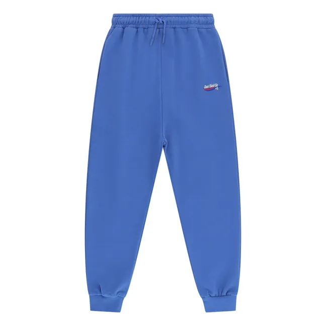 Jogger Logo Bio-Baumwolle | Blau