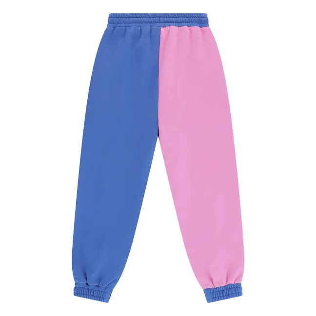 Colour Block Jogger Bio-Baumwolle | Blau