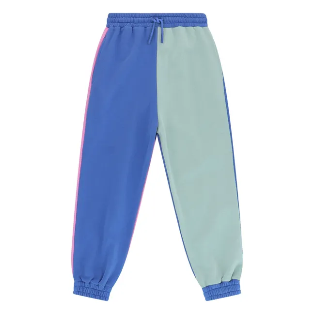 Colour Block Jogger Bio-Baumwolle | Blau