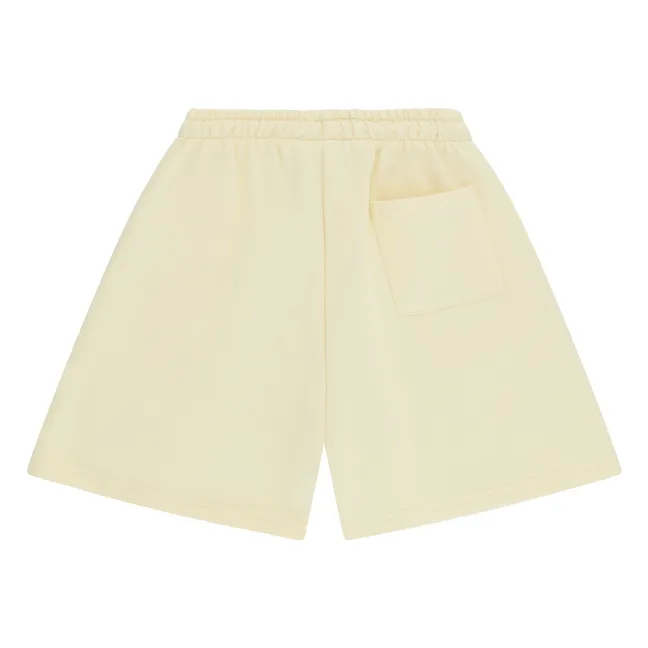Short Logo Cordon Coton Bio | Jaune
