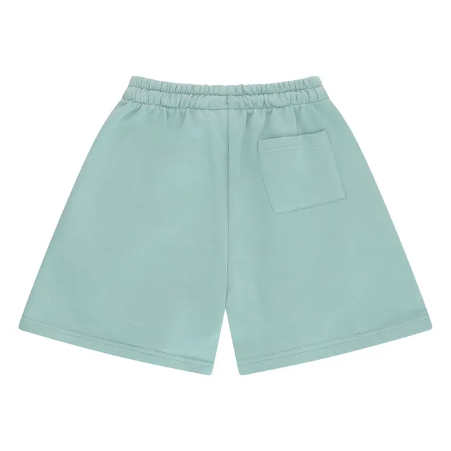 Short Logo Cordon Coton Bio | Vert céladon