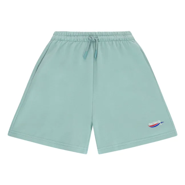 Short Logo Cordon Coton Bio | Vert céladon
