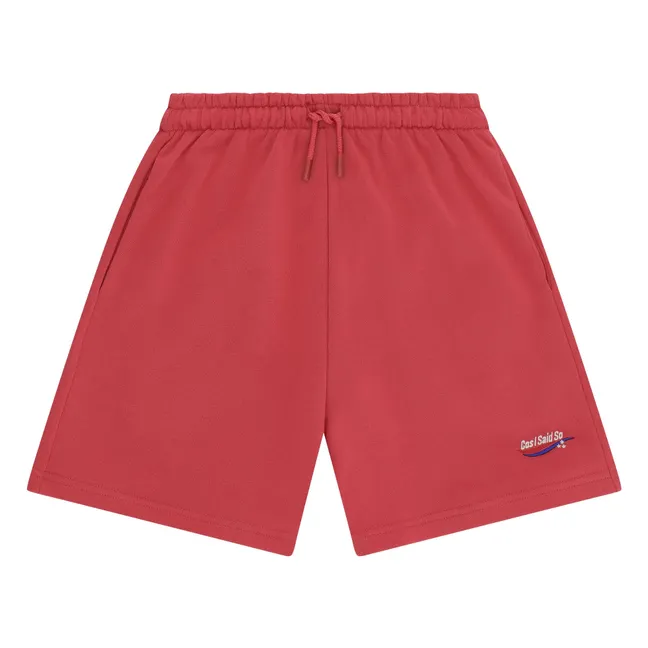 Short Logo Cordon Coton Bio | Rouge