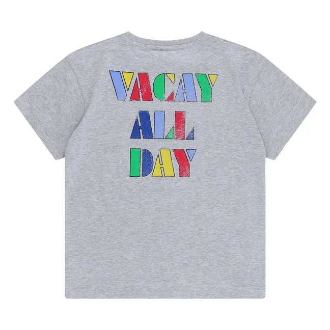 Vacay All Day T-shirt Organic cotton | Grey