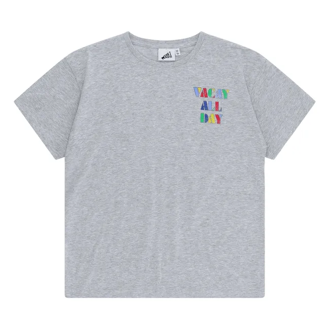 Vacay All Day T-shirt Organic cotton | Grey