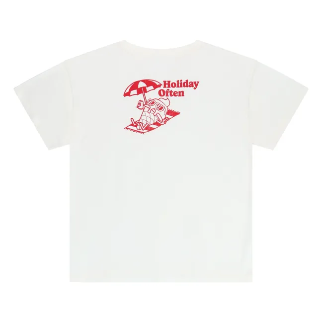 T-Shirt Holiday Often Bio-Baumwolle | Weiß