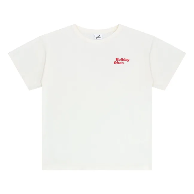 T-Shirt Holiday Often Bio-Baumwolle | Weiß