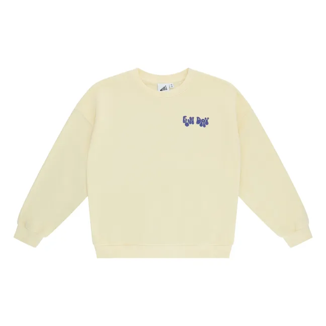 Sweat Fun Coton Bio | Jaune