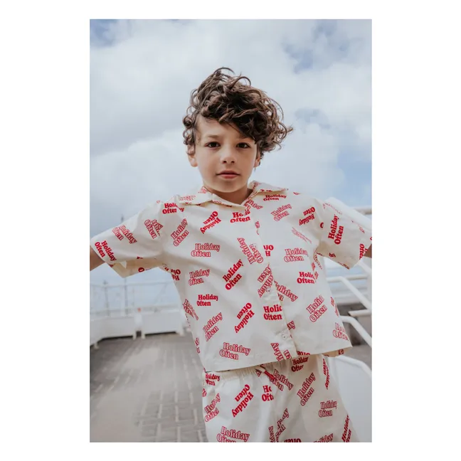 Camicia per le vacanze | Ecru