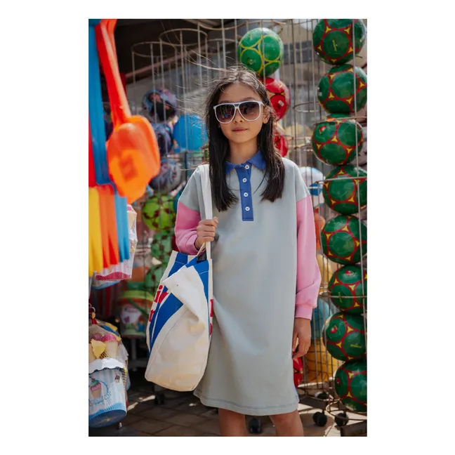 Organic Cotton Polo Dress | Celadon