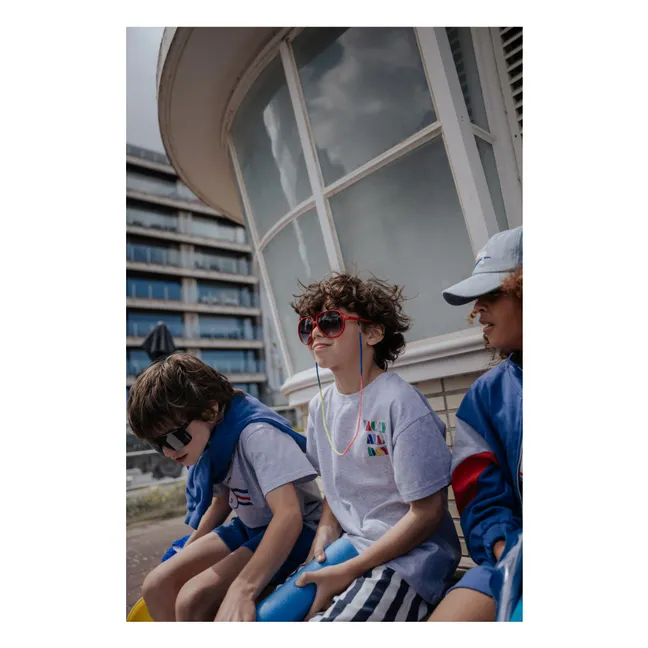 Vacay All Day T-Shirt Bio-Baumwolle | Grau