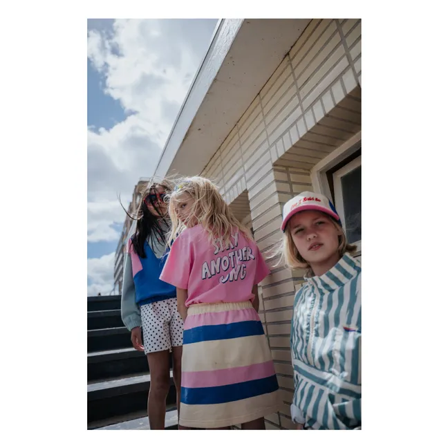 T-shirt Stay Another Song Cotone organico | Rosa