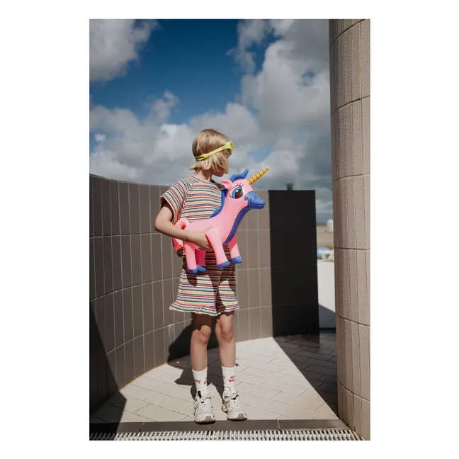 Camiseta de rayas Terry | Rosa