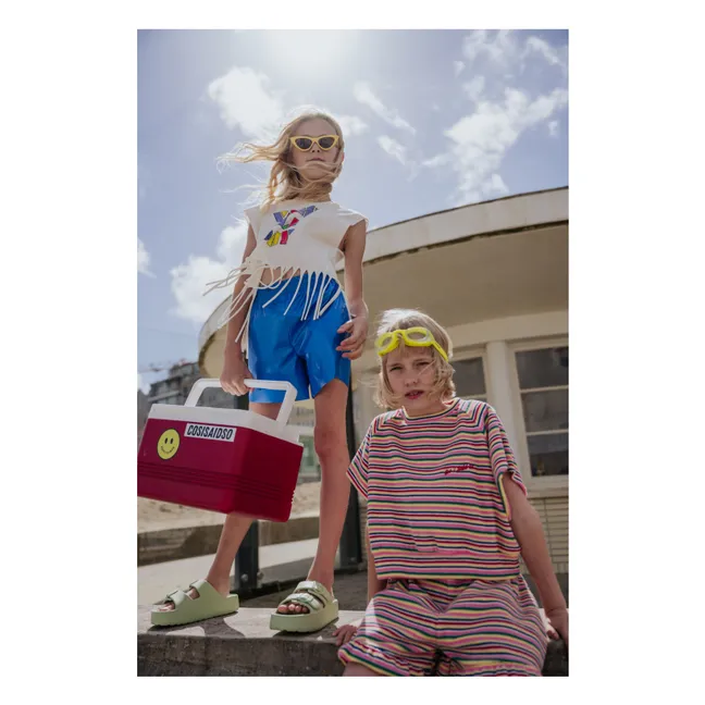 Camiseta de rayas Terry | Rosa