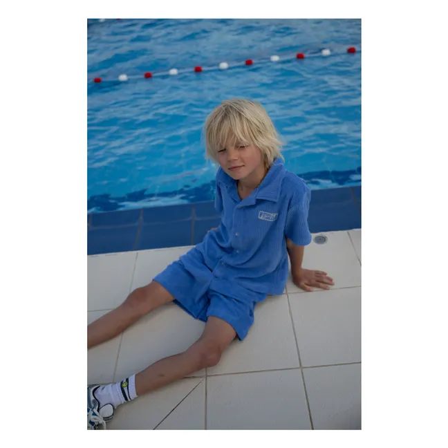 Short Voyage Eponge | Bleu