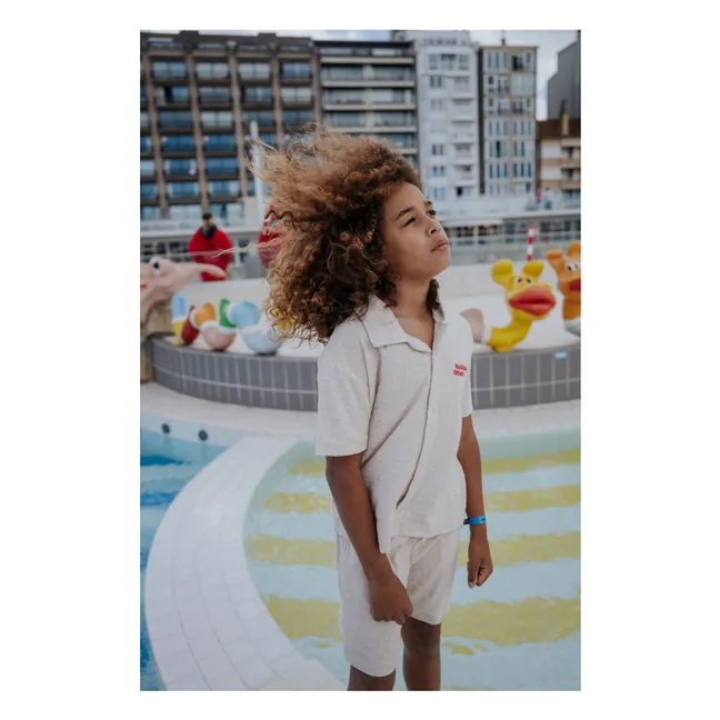Camicia di spugna per le vacanze | Ecru
