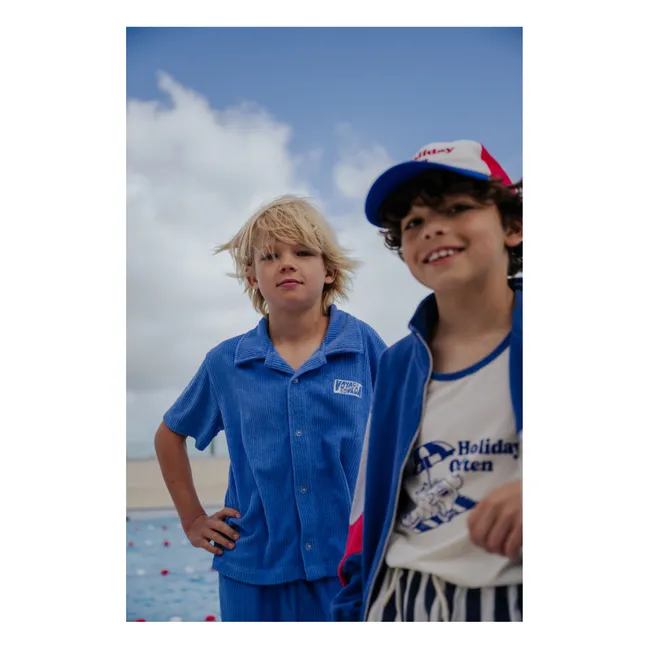 Chemise Voyage Eponge | Bleu