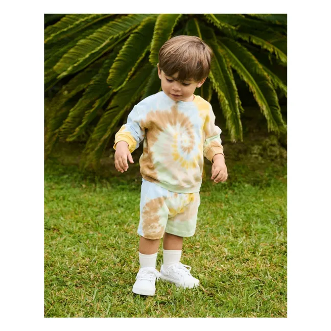 Dear organic cotton sweatshirt | Yellow