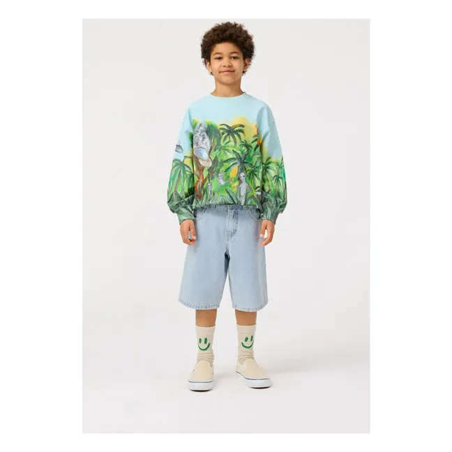 Bermuda Art Coton Bio | Denim