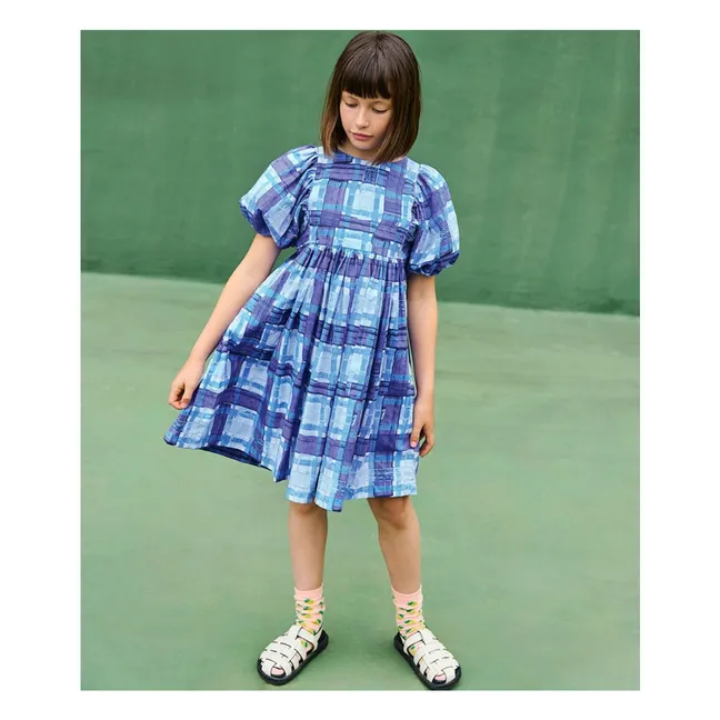 Kleid Calyita Bio-Baumwolle | Blau