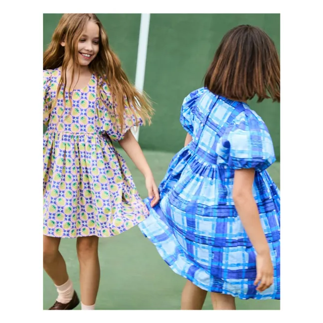 Kleid Calyita Bio-Baumwolle | Blau