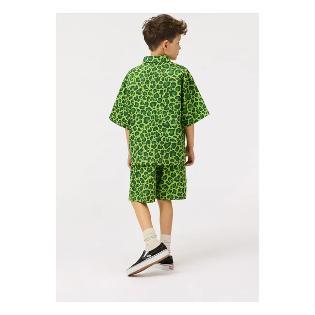 Hemd Richie Jaguar Bio-Baumwolle | Neon-Grün