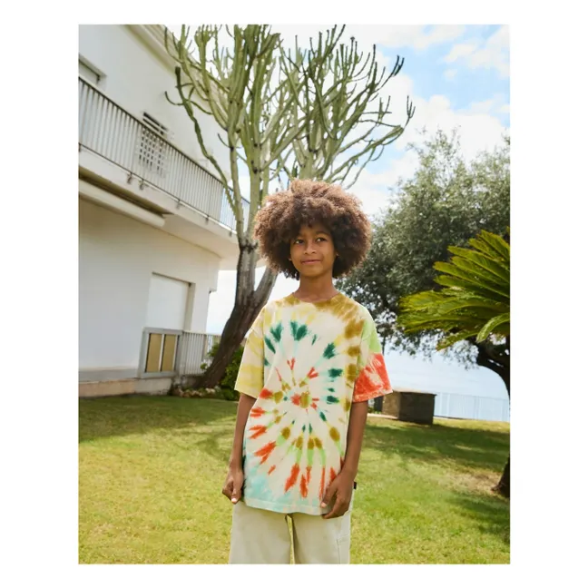 T-Shirt Riley Tie Dye Coton Bio | Beige
