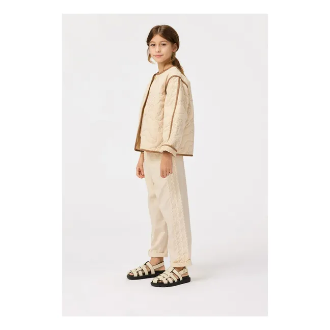 Pantalon Adelyn Coton Bio | Crème
