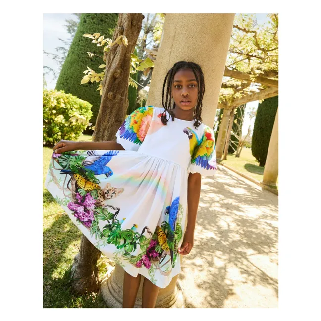 Vestido Chica de algodón orgánico | Blanco