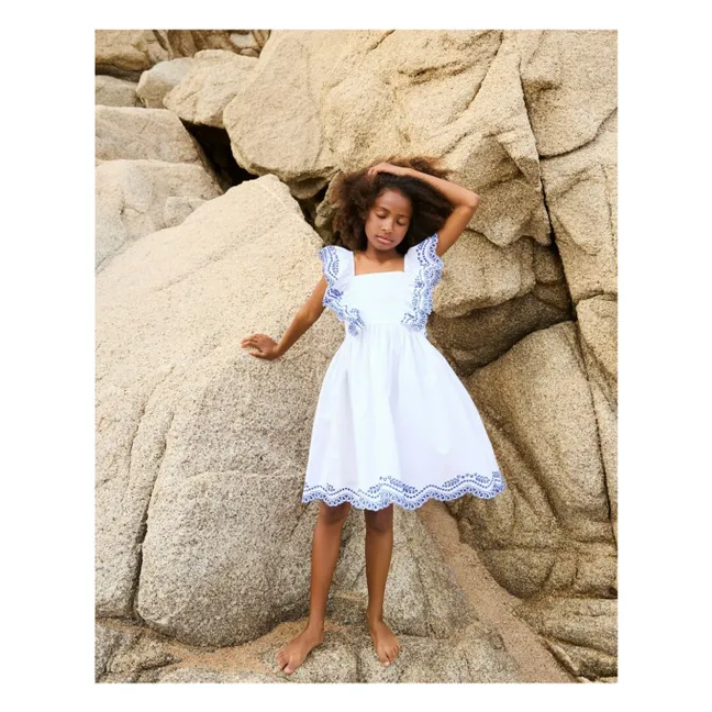 Robe Clementine Coton Bio | Blanc