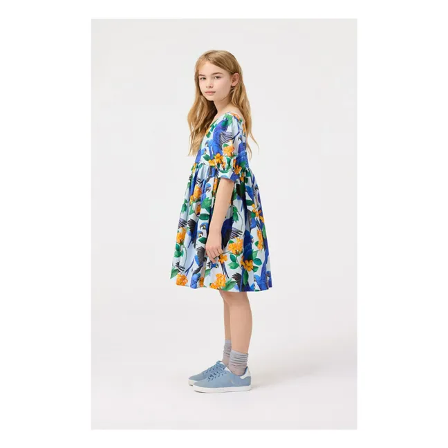 Robe Camilo Coton Bio | Bleu