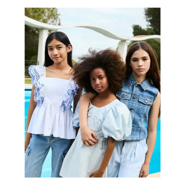 Top Rosamond Coton Bio | Blanc