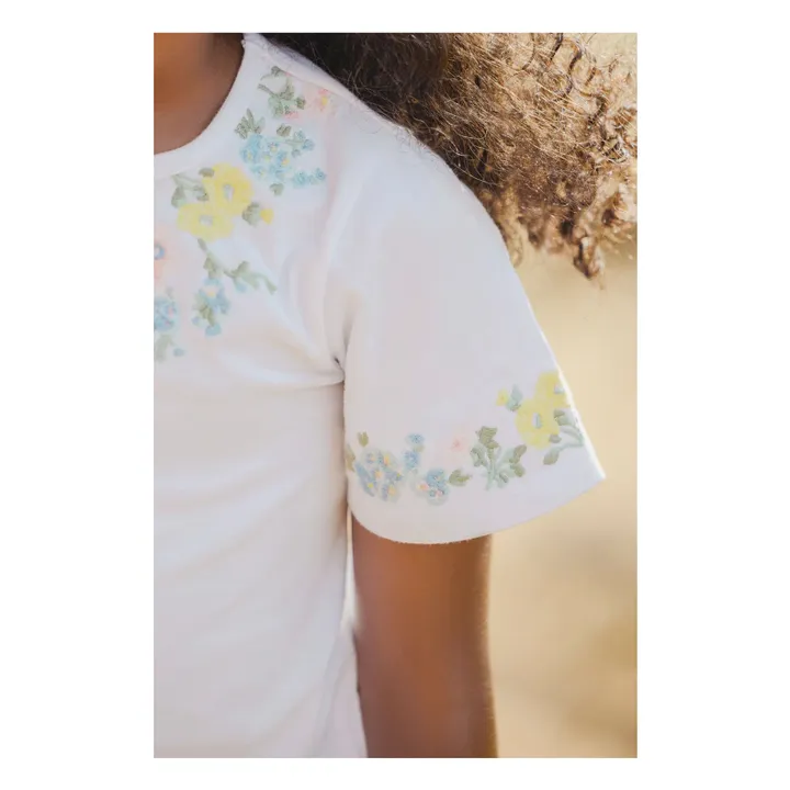 T-shirt Brodé | Blanc- Image produit n°2