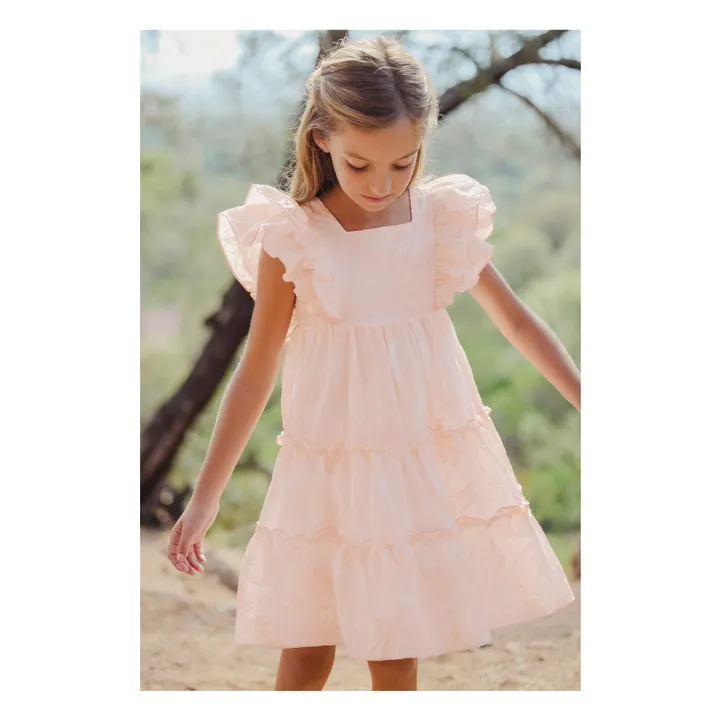 Robe Volants | Rose- Image produit n°1