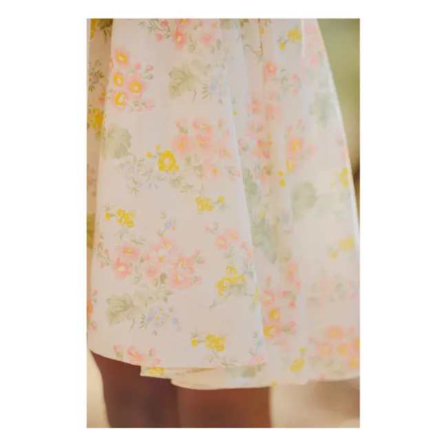 Ruffle dress | Ecru