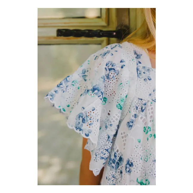 Abito Liberty traforato | Bianco