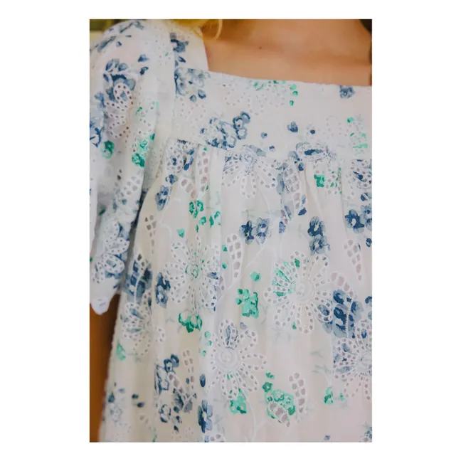 Abito Liberty traforato | Bianco