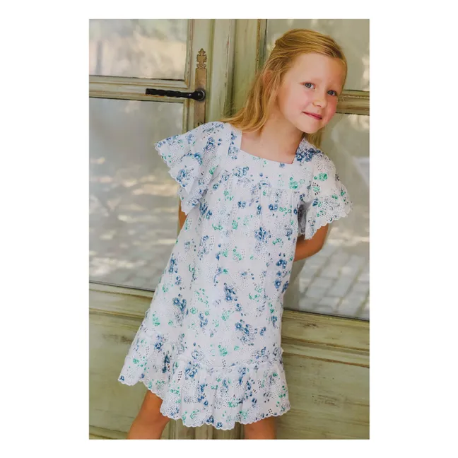 Robe Ajourée Liberty | Blanc