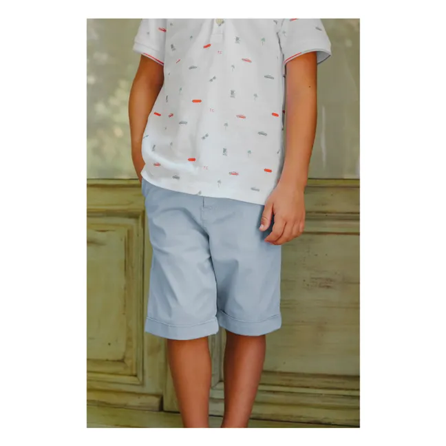 Pantaloncini in twill | Blu