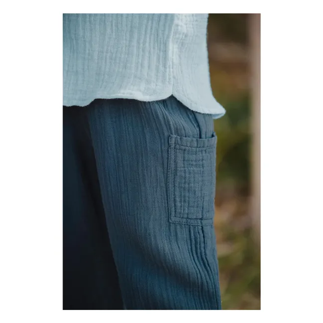 Pantalones rectos | Azul Marino