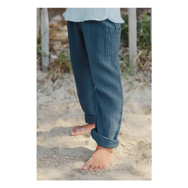 Pantalones rectos | Azul Marino